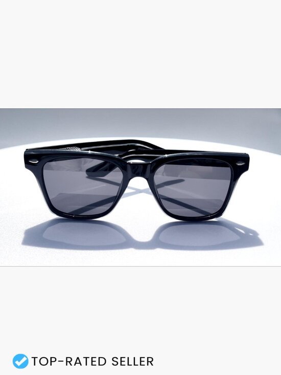 Retro Square Polarized Sunglasses UV400 Acetate Trendy Unisex Shades main image 5